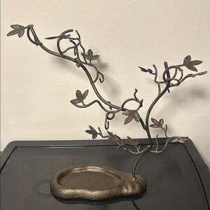 Large Bronze Jewelry Tree Hanger/Organizer